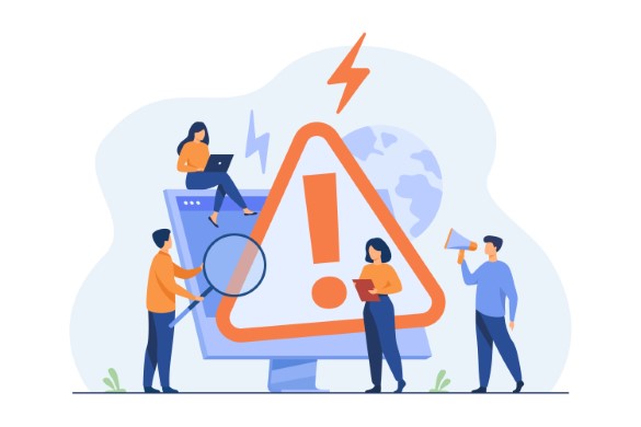 menemukan problem di website