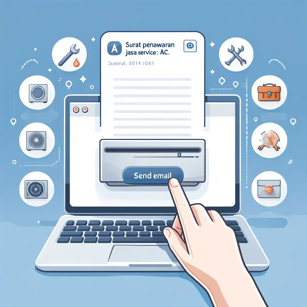 contoh surat penawaran jasa service ac via email